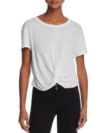 Splendid Twist-Front Slub Tee at Bloomingdales